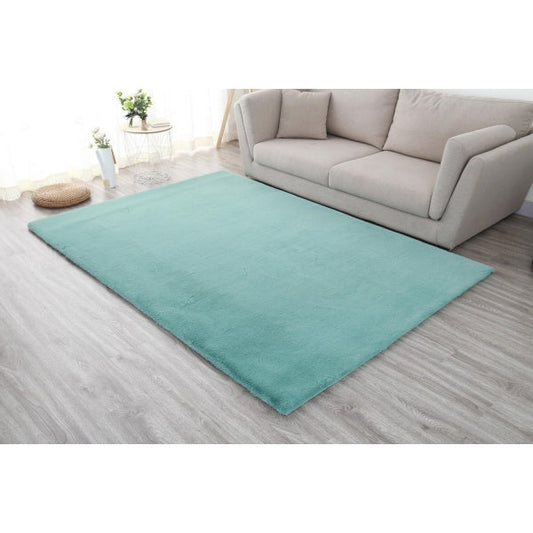 Covor Heinner shaggy soft blanita Turcoaz 50×90 cm