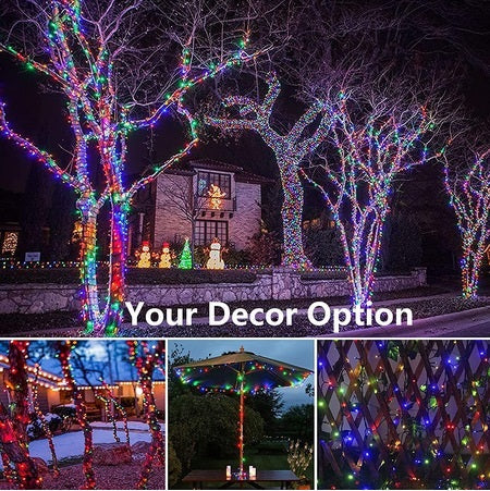 Set 3 x Instalatie solara 100 LED – multicolor