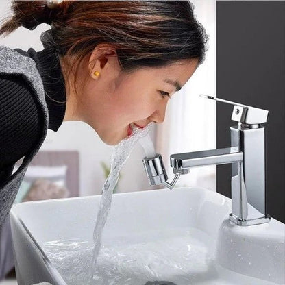 Cap de Robinet Flexibil 720° cu Funcție de Economisire Apă, Aerator și 2 Tipuri de Jet