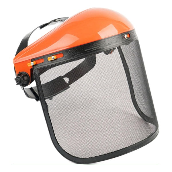 Casca protectie motocoasa cu viziera de plasa