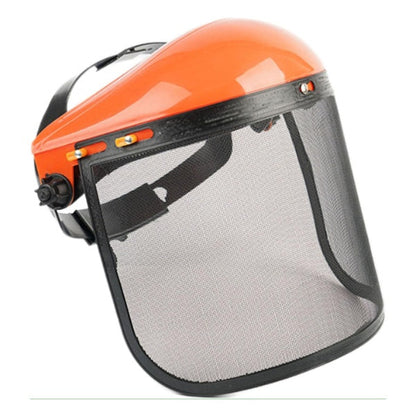 Casca protectie motocoasa cu viziera de plasa