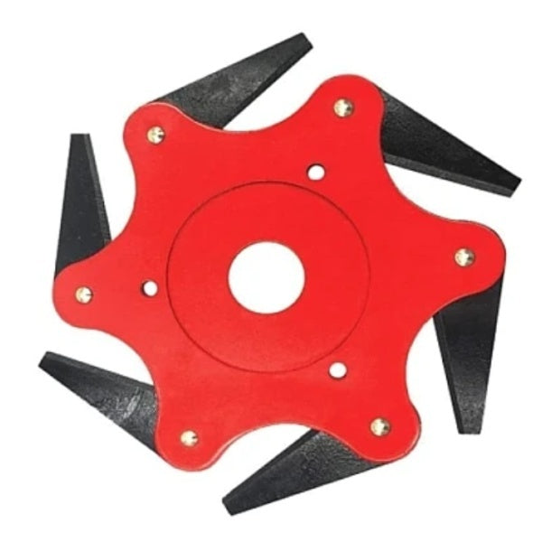 Disc motocoasa cu 6 cutite pliabile + CADOU Ochelari protectie