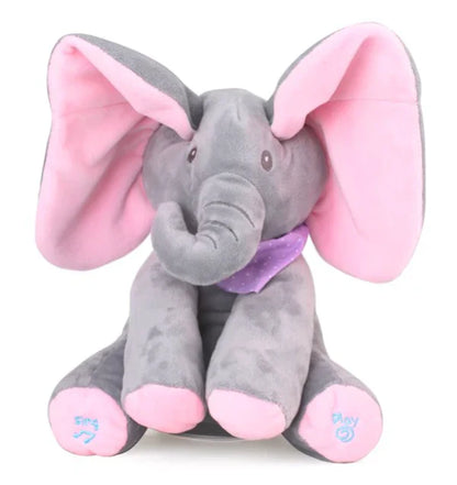 Cadoul ideal pentru cei mici: Set 2 jucarii interactive - Elefantul Peek-a-boo si Cactusul Dansator