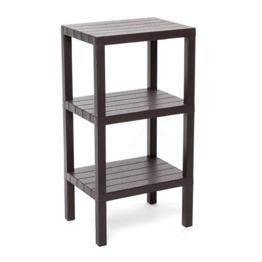 Etajera neagra cu 3 rafturi 38x29x73.5 cm