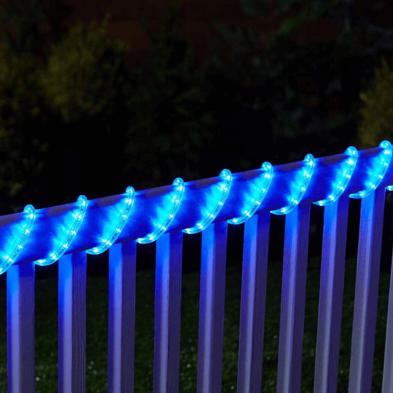 Instalatie furtun, interior - exterior, 20m, 8 jocuri lumini 220V, diverse culori