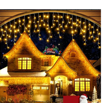 2 + 1 GRATIS Instalatie 8 metri franjuri, 24 metri in total, diverse culori