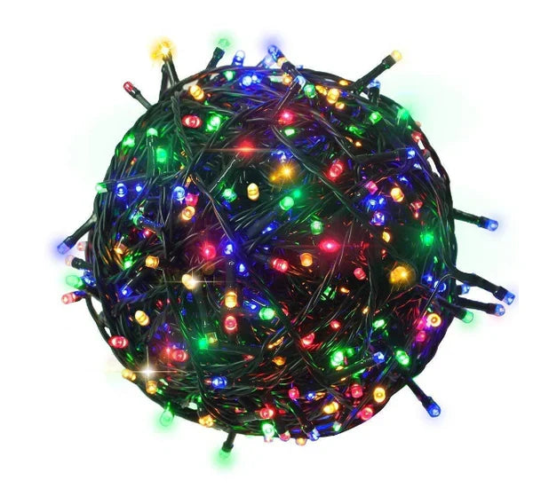 Instalatie liniara de 50 m pentru Sarbatori, diverse culori, conectare 220V