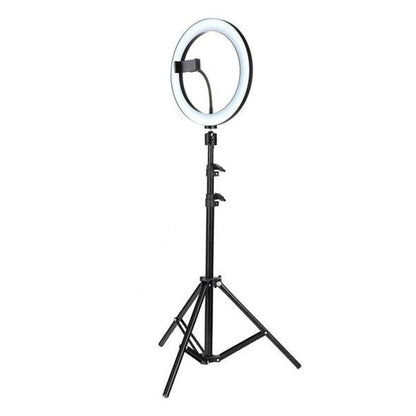 Lampa circulara cu trepied si suport selfie