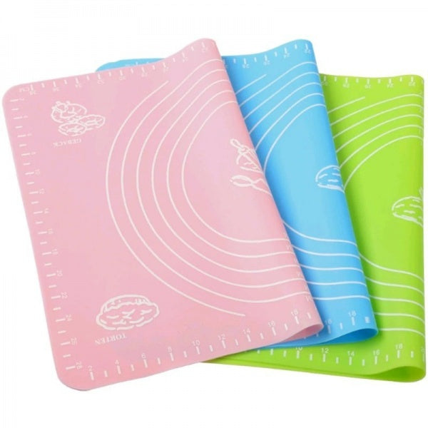 Plansa anti-aderenta din silicon pentru aluaturi+Sucitor rotativ din silicon