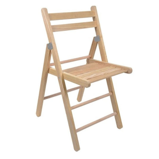 Scaun pliabil din lemn de culoare naturala 41x40x76 cm
