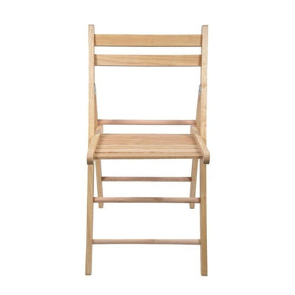 Scaun pliabil din lemn de culoare naturala 41x40x76 cm