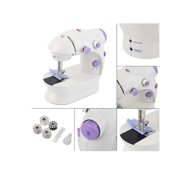 Masina de cusut portabila, electrica +mini masina de cusut manuala