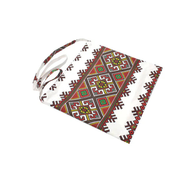 Traistuta colind motive populare, bumbac, 35x37 cm + CADOU un articol de Craciun