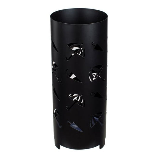 Suport metalic negru pentru umbrele 19x49 cm
