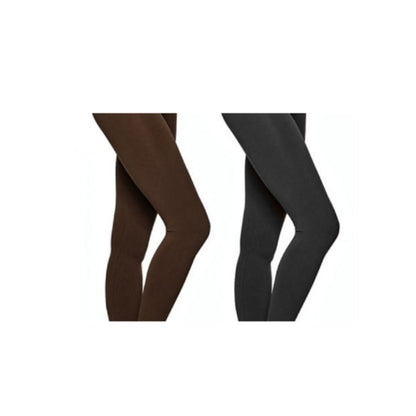 Set 5 x Colanti vatuiti, fara cusatura, marime universala, culori diferite, sezon toamna-iarna