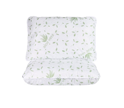 Set Pilota Matlasata Aloe Vera 180×200cm + 2 Perne Aloe Vera 50×70cm