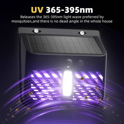 Lampa solara 2in1 - lumina cu senzor de miscare si protectie anti-insecte