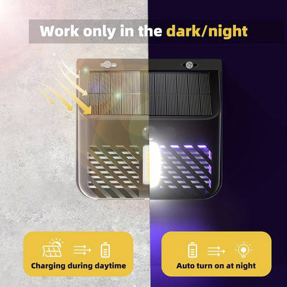Lampa solara 2in1 - lumina cu senzor de miscare si protectie anti-insecte