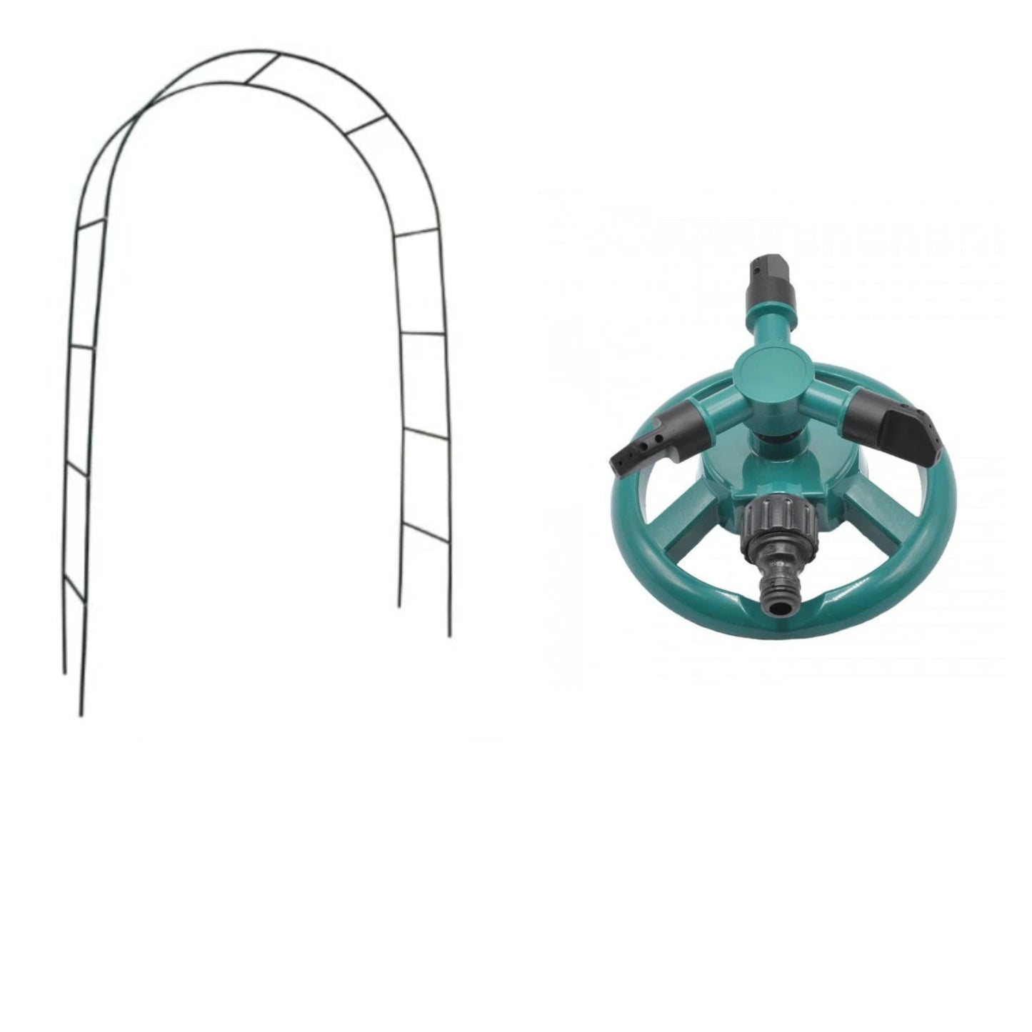 Arcada pentru trandafiri 240x140x38 cm + Stropitoare rotativa reglabila 3 duze