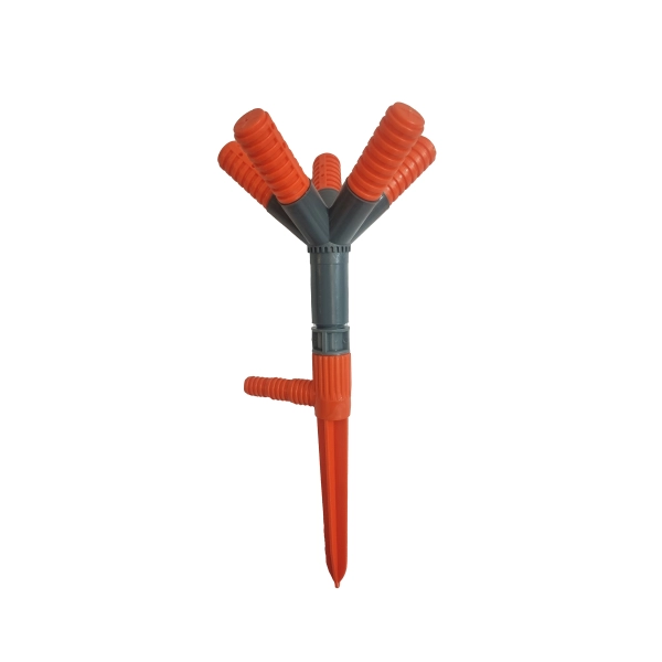 Aspersor Rotativ din PVC cu 5 Brate - Diametru irigare 12m