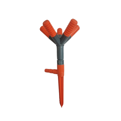 Aspersor Rotativ din PVC cu 5 Brate - Diametru irigare 12m