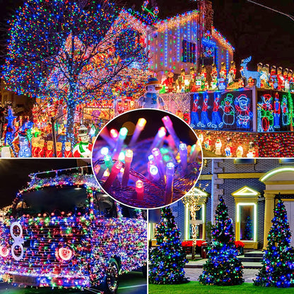 Set 3 x Instalatie solara 100 LED – multicolor