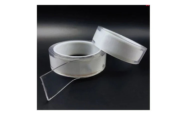 1+1 Banda transparenta, dublu-adeziva, 5m