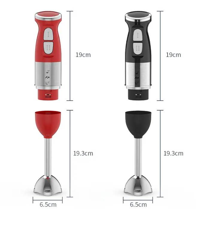 Set blender de mâna electric, 4 in 1, 500W cu functie turbo