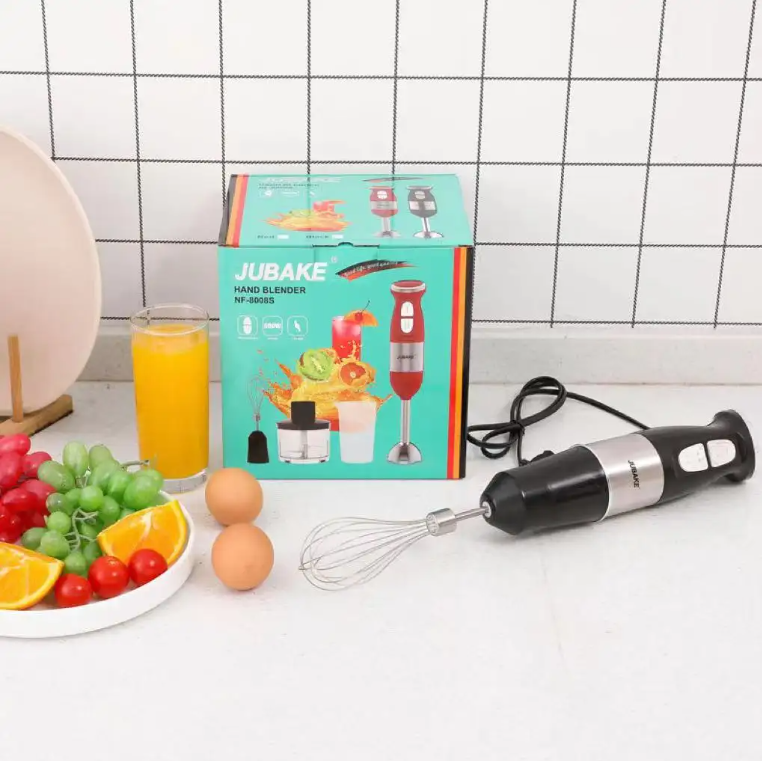 Set blender de mâna electric, 4 in 1, 500W cu functie turbo