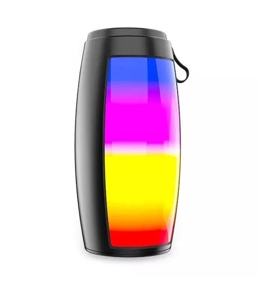 Boxa Portabila RGB, Bluetooth 5.0, Incarcare USB, Putere 5W, Raza de Actiune Bluetooth 10 m, Baterie 1500 mAh, Radio FM, MP3/TF, DC-5V