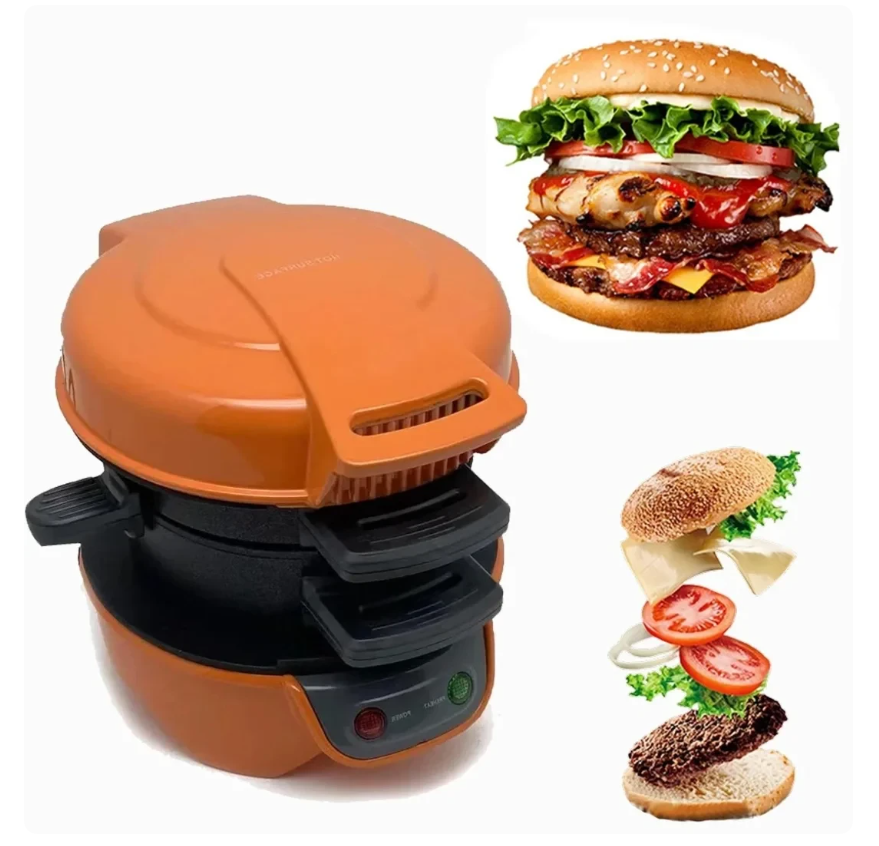 Aparat electric de preparat Burger/Sandwich, 600W