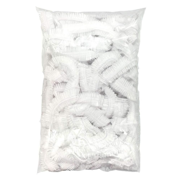 Set 100 casti plastic, de unica folosinta pentru dus sau gatit