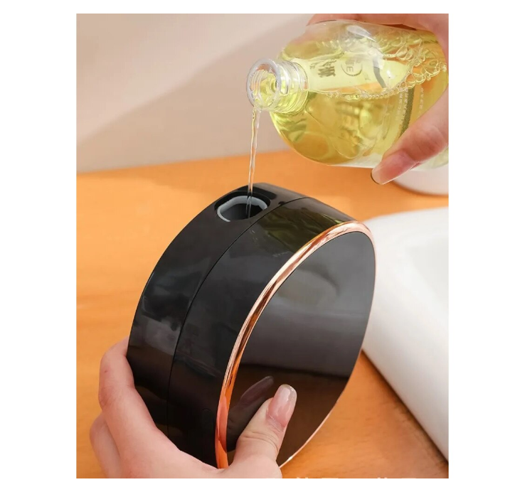 Dispenser automat cu senzor tactil pentru sapun spuma si dezinfectant, afisaj LED, afiseaza bateria si nivel de spumare