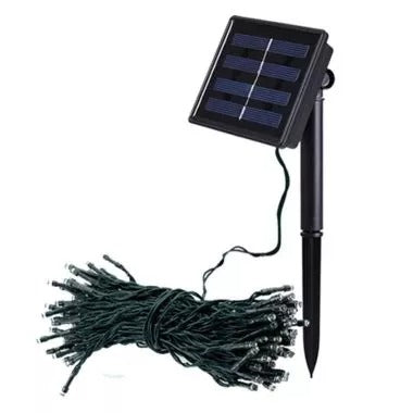 Ghirlanda luminoasa solara pentru gradina cu 100 LED, Multicolor