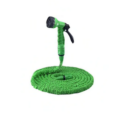 Aspersor pulsatoriu, plastic, cu trepied telescopic, 55-93 cm + Furtun extensibil 30m cu dispozitiv pulverizare