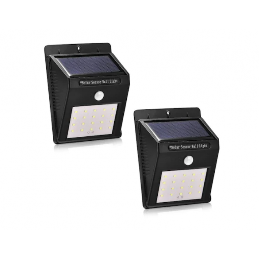 Set 2 lampi cu incarcare solara