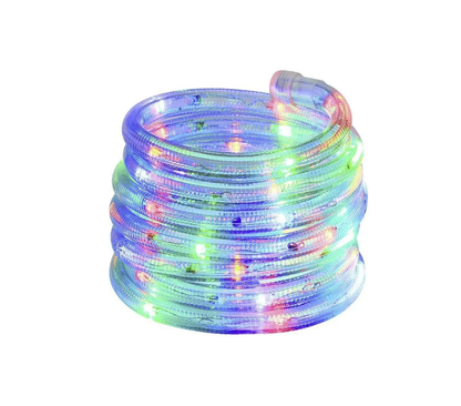 Instalatie furtun, interior - exterior, 20m, 8 jocuri lumini 220V, diverse culori