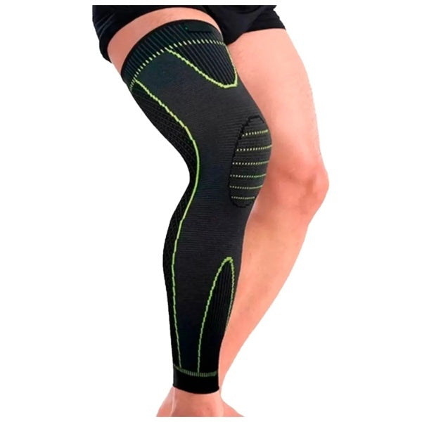 Set 2 x genunchiera elastica lunga, protectie pentru genunchi, marime universala