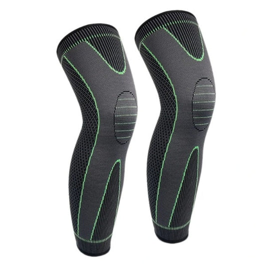 Set 2 x genunchiera elastica lunga, protectie pentru genunchi, marime universala