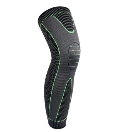 Set 2 x genunchiera elastica lunga, protectie pentru genunchi, marime universala