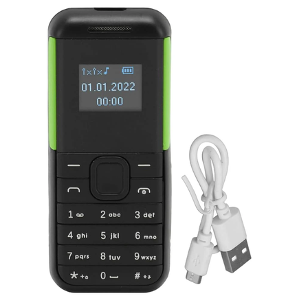 Mini telefon Dual Sim BM222, 68 x28 mm