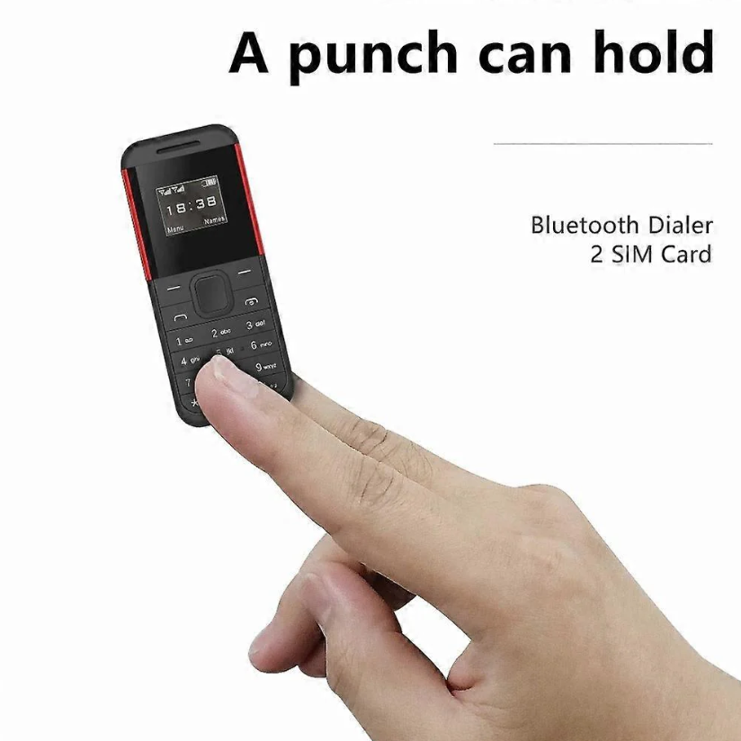 Mini telefon Dual Sim BM222, 68 x28 mm