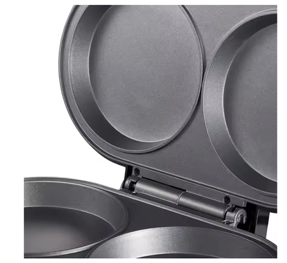 Aparat electric multifunctional dublu pentru burgeri/omleta/waffles/clatite, 850W