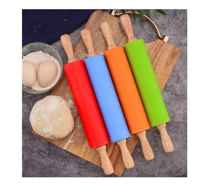 Plansa antiaderenta din silicon pentru aluat+Sucitor rotativ din silicon+CADOU articol bucatarie