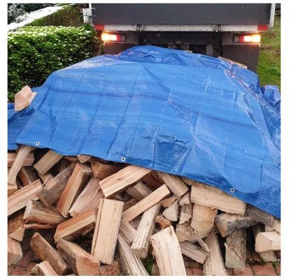 Set 2 x Prelata impermeabila cu inele, 80 gr/mp, dimensiuni: 2 m x 3 m