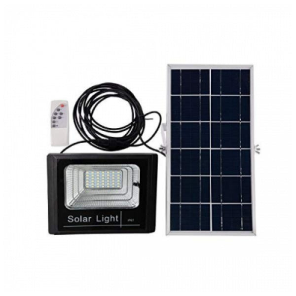 Proiector cu incarcare solara 100w, cu telecomanda si senzor de miscare