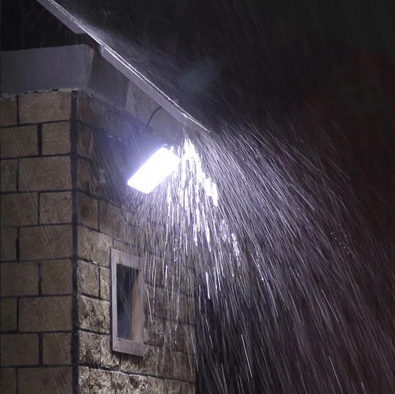 Proiector LED 100W cu panou solar, telecomanda inclusa