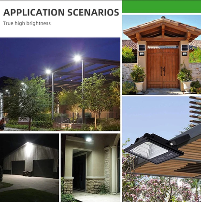 Proiector LED 100W cu panou solar, telecomanda inclusa