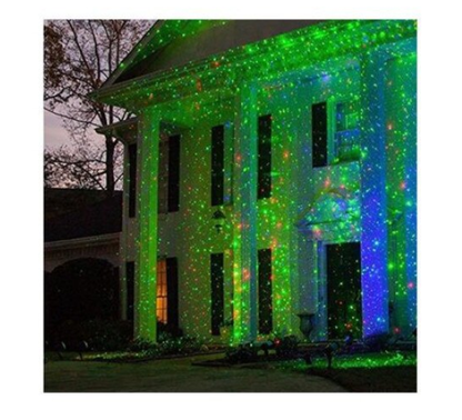 Pachet Proiector laser interior/exterior + Instalatie 12m, franjuri cu LED - diverse culori