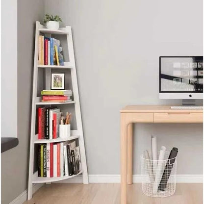 Raft De Colt Cu 5 Polite, Alb ,52 x 34 x 150 cm